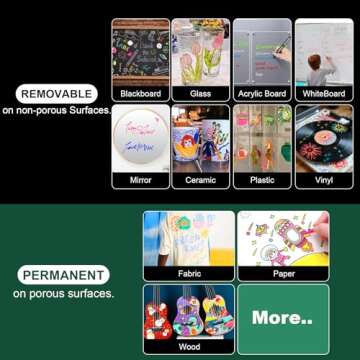 SILENART Liquid Chalk Markers 8 Colors for All Occasions