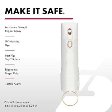 SABRE 2-in-1 Pepper Spray + Personal Alarm: Maximum Safety Innovation