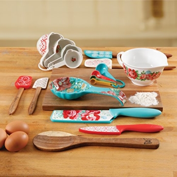 Pioneer Woman Vintage Floral 20 Piece Kitchen Utensils
