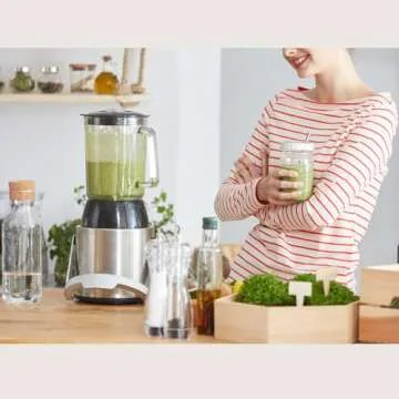 JARMING COLLECTIONS 32 oz Mason Jar Boba Cups with Lids & Straws - Reusable Freezer Safe Smoothie & Coffee Travel Glass Bottles, Perfect Home Bar Accessories | (Set of 2)