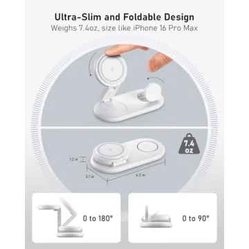 3 in 1 Charging Station for Apple with MagSafe Compatibility