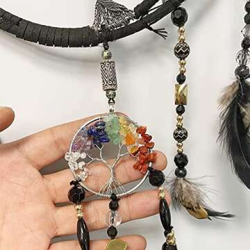 Handmade 7 Chakras Dream Catchers Tree of Life Decor