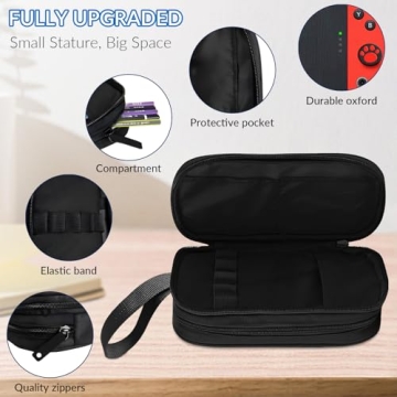 TILYTADLY Large Boys Pencil Case with Zippered Storage