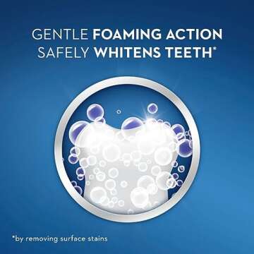 Crest 3D White Glamorous White Alcohol Free Multi-Care Whitening Mouthwash, Hydrogen Peroxide Mouthwash, Arctic Mint, 16 fl oz (473 mL) - Pack of 4, Crest Mouthwash