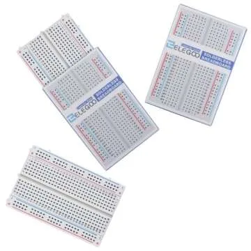 ELEGOO 3PCS 400 Tie Points Breadboard for Projects