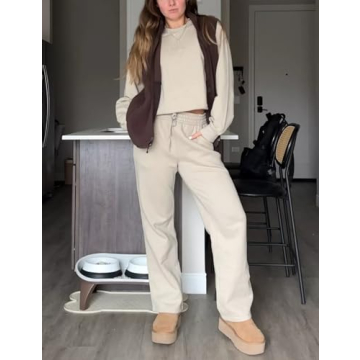 Stylish IMCTAH Women’s Lightweight Fleece Vest with Pockets