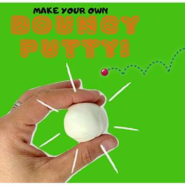 Ultimate Slime Kit - 10 Slimy Experiments | Make Glow-in-The-Dark, Clear, Color-Shift, Bounce, & Other Cool Slimes | Fun STEM & Science Activity Kit Gift for Kids & Teens