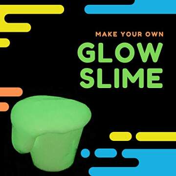 Ultimate Slime Kit - 10 Slimy Experiments | Make Glow-in-The-Dark, Clear, Color-Shift, Bounce, & Other Cool Slimes | Fun STEM & Science Activity Kit Gift for Kids & Teens