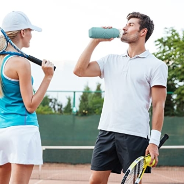 BPA Free Collapsible Leakproof Water Bottle for Active Lifestyles