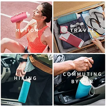 BPA Free Collapsible Leakproof Water Bottle for Active Lifestyles