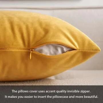 MIULEE Velvet Soft Pillow Covers Set of 2 for All Decor