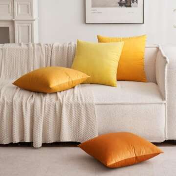 MIULEE Pack of 2 Velvet Soft Solid Decorative Square Throw Pillow Covers Set Cushion Case for Fall Sofa Bedroom Car18x18 Inch 45x45 Cm