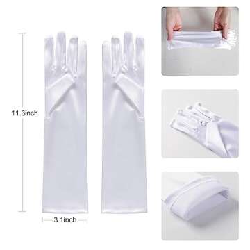 Princess Crown Earrings Gloves Dress Up Halloween Costume Accessories