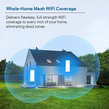 Linksys Velop Tri-Band Mesh WiFi, 4000 Sq Ft Coverage