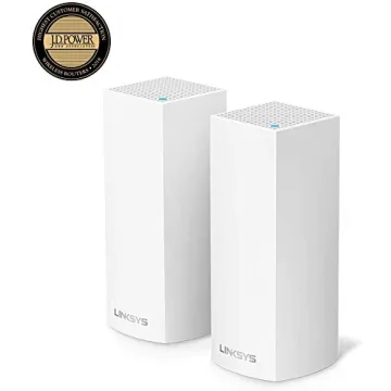 Linksys Velop Tri-Band Mesh WiFi, 4000 Sq Ft Coverage