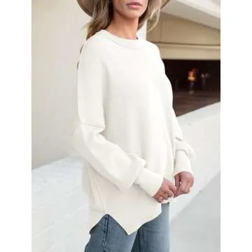 ANRABESS Stylish Oversized Fall Pullover Sweater