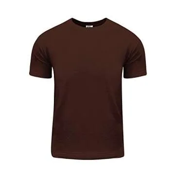 Shaka Wear Men's Cotton T-Shirt – Basic Short Sleeve Crew Neck