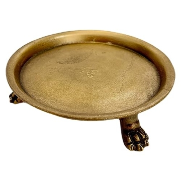 Elegant Brass Clawfoot Dish for Home Decor and Gifts