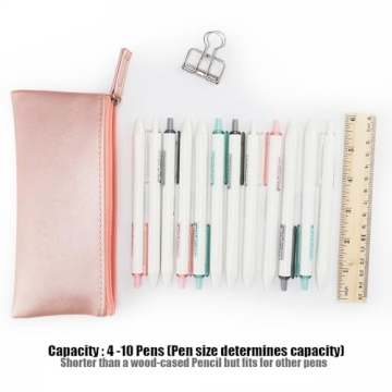 EONMIR Stylish PU Leather Pencil Case - Perfect for All