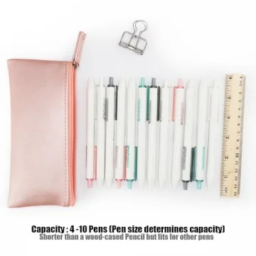 EONMIR Stylish PU Leather Pencil Case - Perfect for All