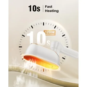 1200W Travel Steamer Iron - Fast, Powerful Wrinkle Remover
