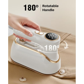 1200W Travel Steamer Iron - Fast, Powerful Wrinkle Remover
