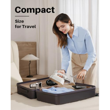 1200W Travel Steamer Iron - Fast, Powerful Wrinkle Remover