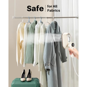 1200W Travel Steamer Iron - Fast, Powerful Wrinkle Remover