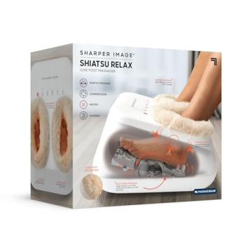 Sharper Image Shiatsu Foot Massager for Pain Relief