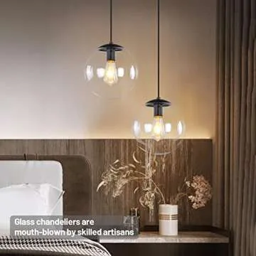 KoKo&Yukina Mini Globe Pendant Light | Adjustable & Stylish