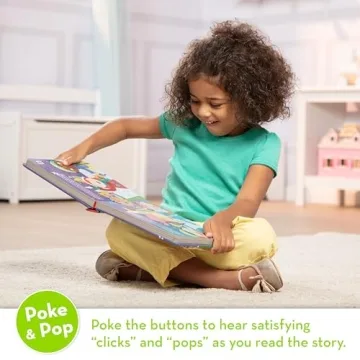 Interactive Poke-a-Dot Christmas Book for Kids 3+ Years