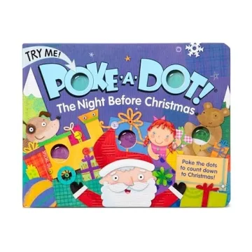 Interactive Poke-a-Dot Christmas Book for Kids 3+ Years