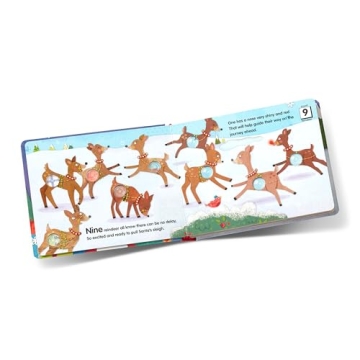 Interactive Poke-a-Dot Christmas Book for Kids 3+ Years