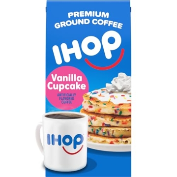 IHOP Vanilla Cupcake Artificially Flavored Ground Coffee, 11 oz Bag