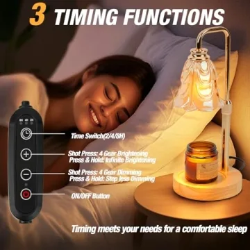 EPIMA Candle Warmer Lamp with Timer and Dimmer