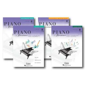 Faber Piano Adventures Level 3B Learning Library Set - Lesson, Theory, Performance, Technique & Arti...