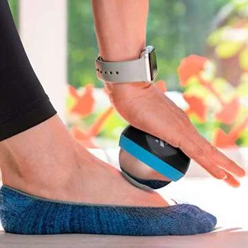 Nobility Massage Ball Roller– Ice Cold and Hot for Deep Tissue and Sore Muscle Relief of Stiffness and Stress, Body, Neck, Back, Foot, Plantar (Black)