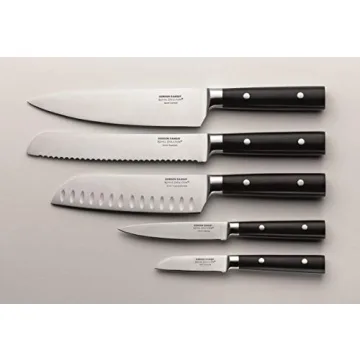Gordon Ramsay 6-Piece Block Knife Set for Kitchen
