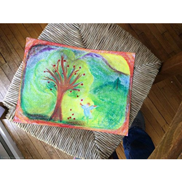 Filana Organic Beeswax Block Crayons 12-Pack for Kids