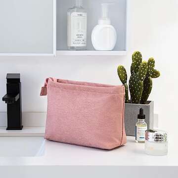 FUNSEED Large Travel Toiletry Bag for Women and Men, Portable Makeup Organizer, Water-resistant Trav...