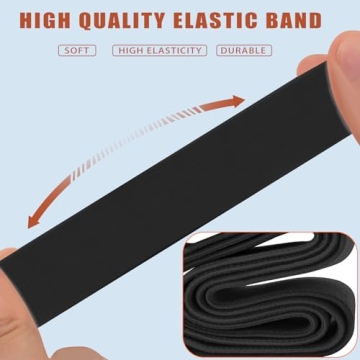 Luggage Strap, ZINZ High Elastic Suitcase Adjustable Belt Bag Bungees With Buckles And More Applications (Black-001)