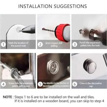 Zivisk Folding Wall Mounted Clothes Hanger Rack for Smart Organization