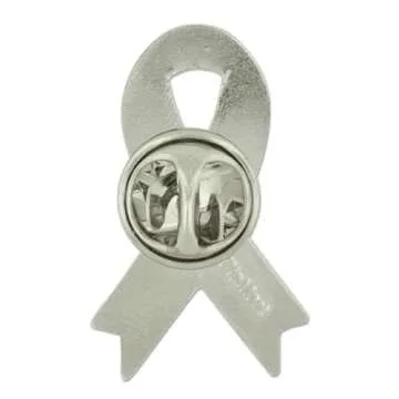 Mental Health Awareness Ribbon Pin - Quality Cloisonne