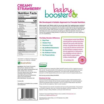 Baby Booster Pregnancy Protein Powder Vitamin Supplement Shake - OB/GYN Approved Prenatal & Postnata...