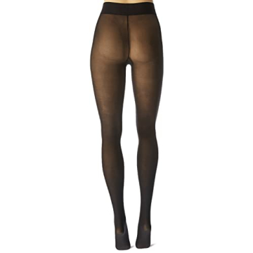 HUE Women's Opaque Sheer to Waist Tights in Black