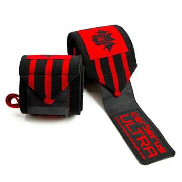 CERBERUS Strength Ultra Wrist Wraps for Maximum Support