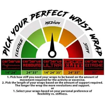 CERBERUS Strength Ultra Wrist Wraps for Maximum Support