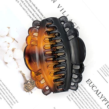 Ex-Large Plastic Hair Claw Clips for Thick Hair