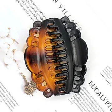 Ex-Large Plastic Hair Claw Clips for Thick Hair