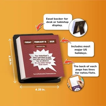 2025 Dad Joke Tear Off Calendar for Fun Loving Dads